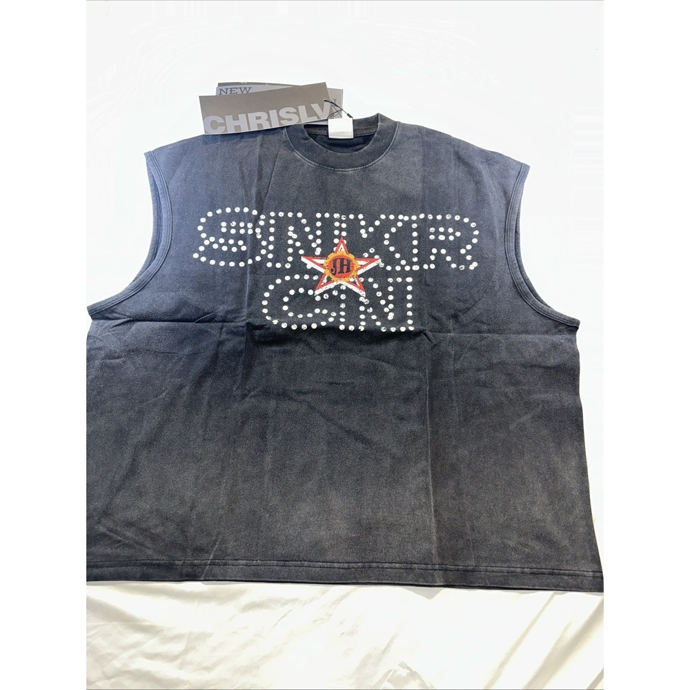 ChrisLV Jeff Hamilton Sneaker Con Sleeveless‎ Shirt S Black Limited Merch NWT